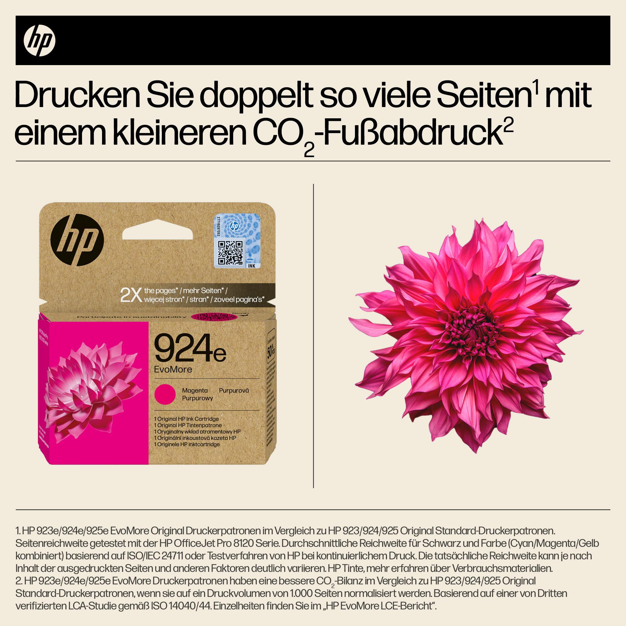 HP Inchiostro 924E / 4K0U8NE Magenta XL