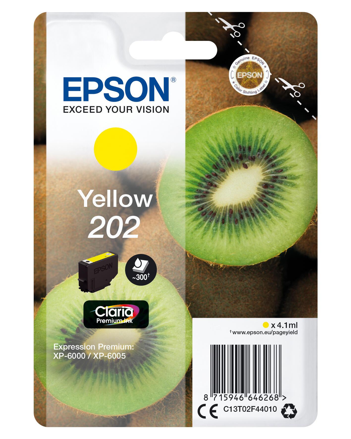 Epson Tinta 202 / C13T02F44010 Amarillo Standard