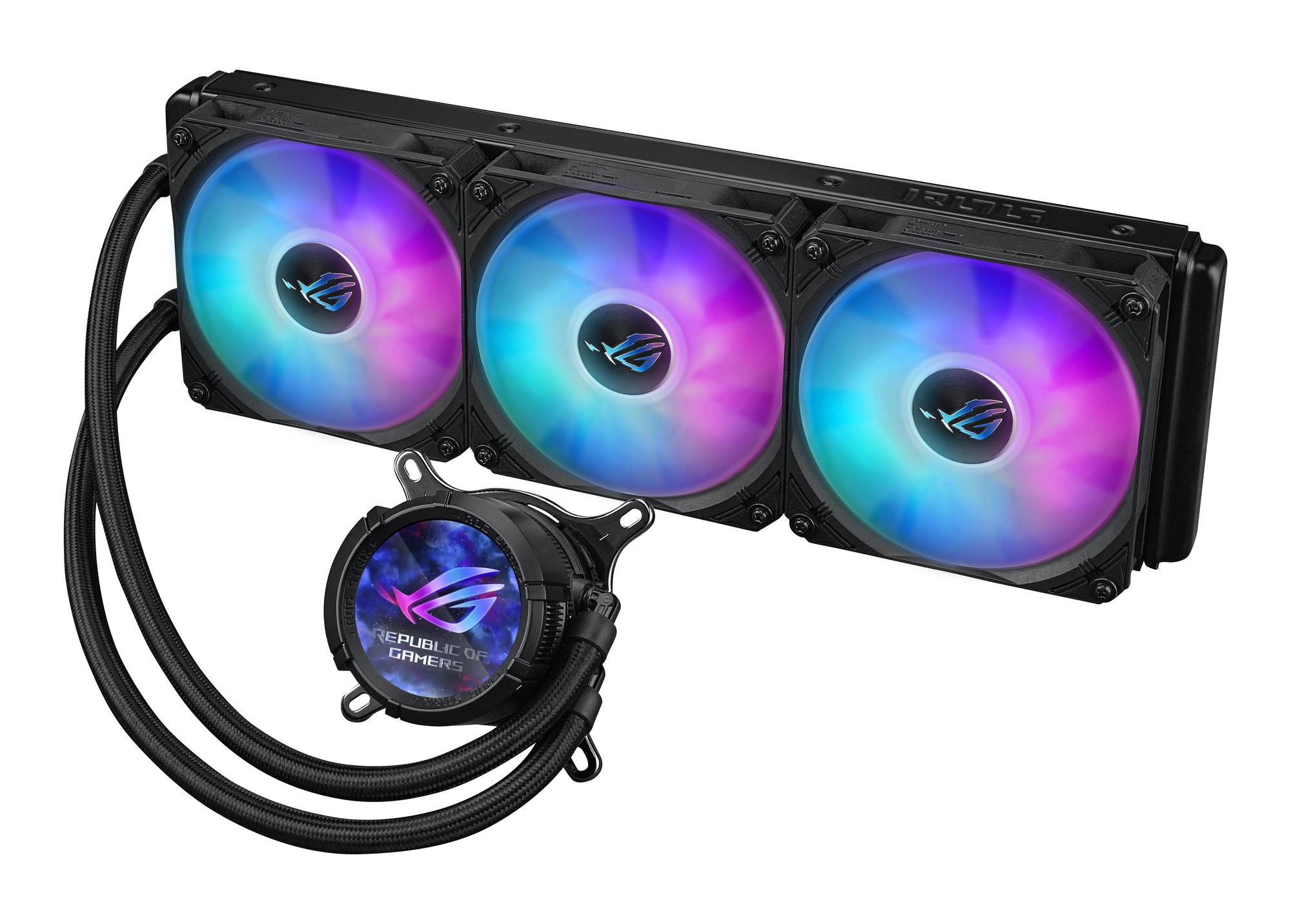 ASUS Raffreddamento ad acqua ROG Strix LC III 360 ARGB LCD / 90RC00W1-M0UAY0 Nero XL