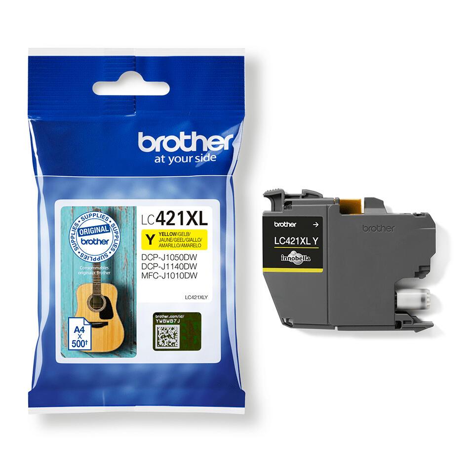 Brother Inchiostro LC-421XLY / LC421XLY Giallo XL