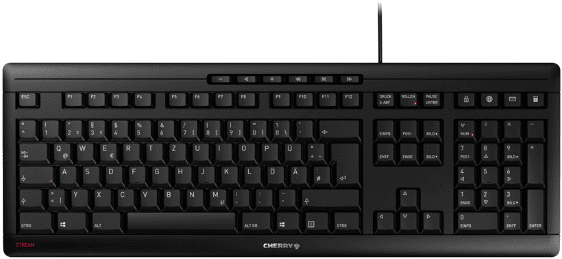 Cherry Keyboard JK8500B / JK-8500DE-2 Black
