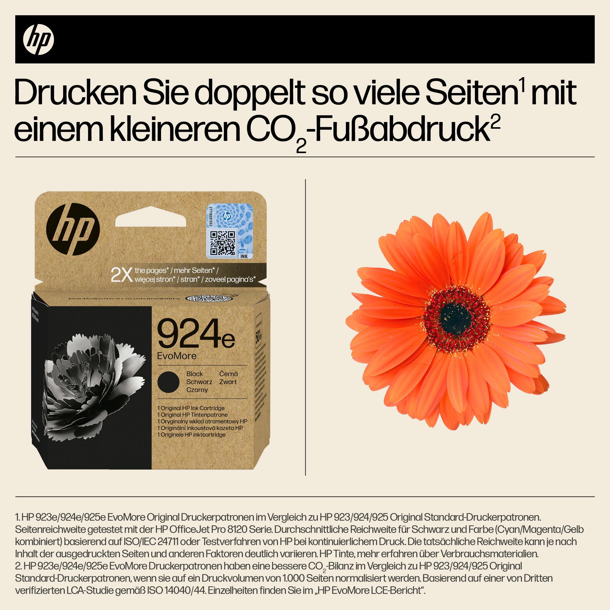 HP Inchiostro 924E / 4K0V0NE Nero XL
