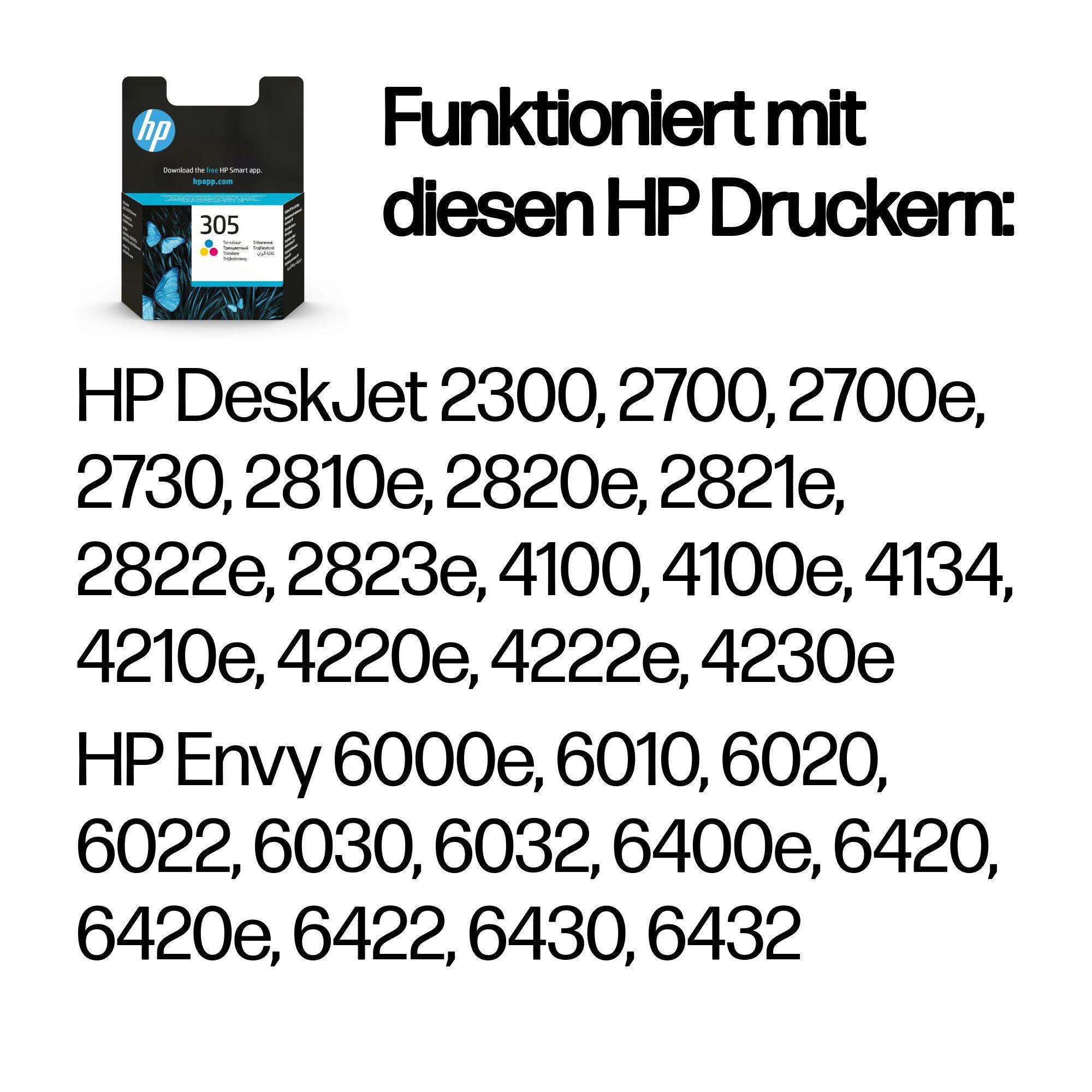 HP Ink 305 / 3YM60AE C,M,Y Standard