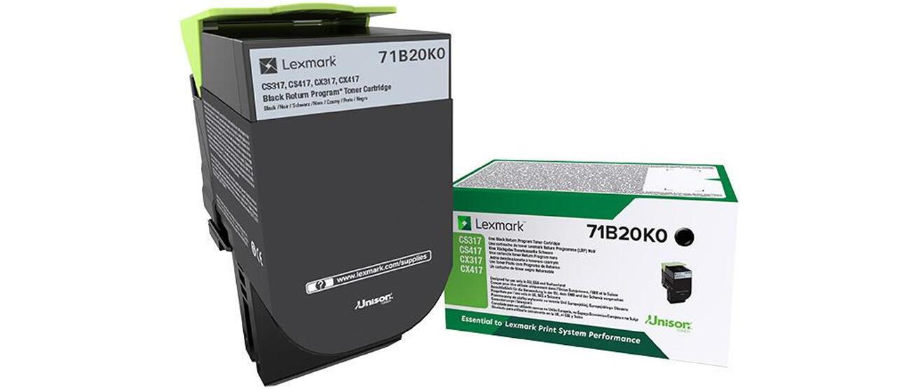 Lexmark Toner 71B20K0 Noir Standard