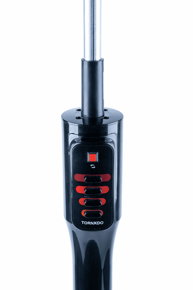 Tornado Ventilator EFS-111M Rot auf Schwarz