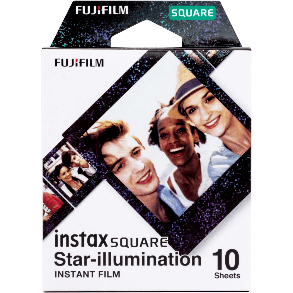 Fujifilm Papier instax SQUARE Star-illumination / 16633495 Schwarz
