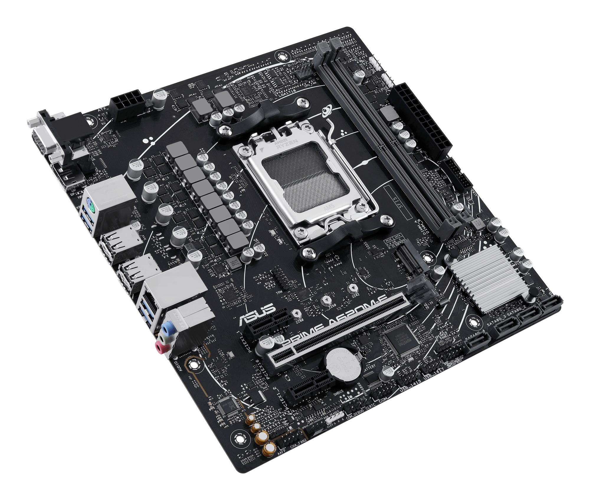ASUS Carte mère PRIME A620M-E-CSM / 90MB1F50-M0EAYC Noir