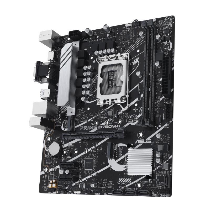 ASUS Mainboard PRIME B760M-K / 90MB1FI0-M1EAY0 Black