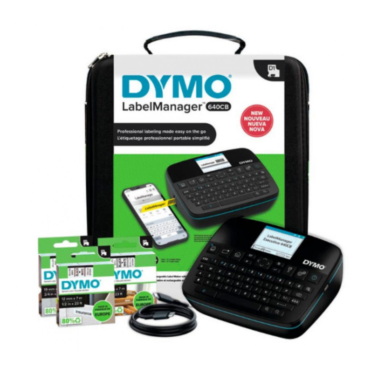 Dymo Labelling device LabelManager 640CB VP / 2202105 Black