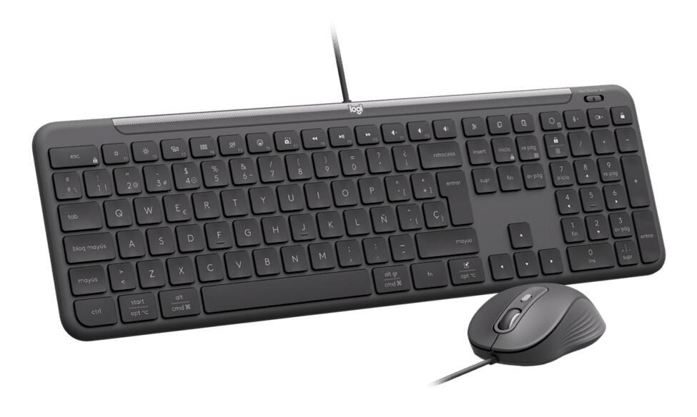 Logitech Ensemble souris et clavier Signature Slim Combo MK620 US / 920-013349 Graphite