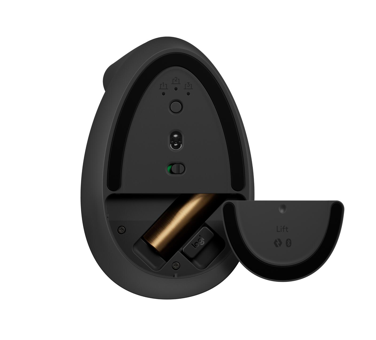 Logitech Ratón Lift Vertical Links / 910-006474 Grafito