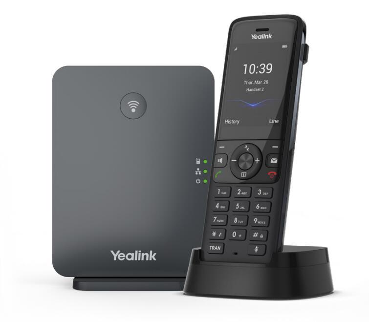 Yealink Teléfono W78P / 1302026 Negro 6,1 cm (2,4")