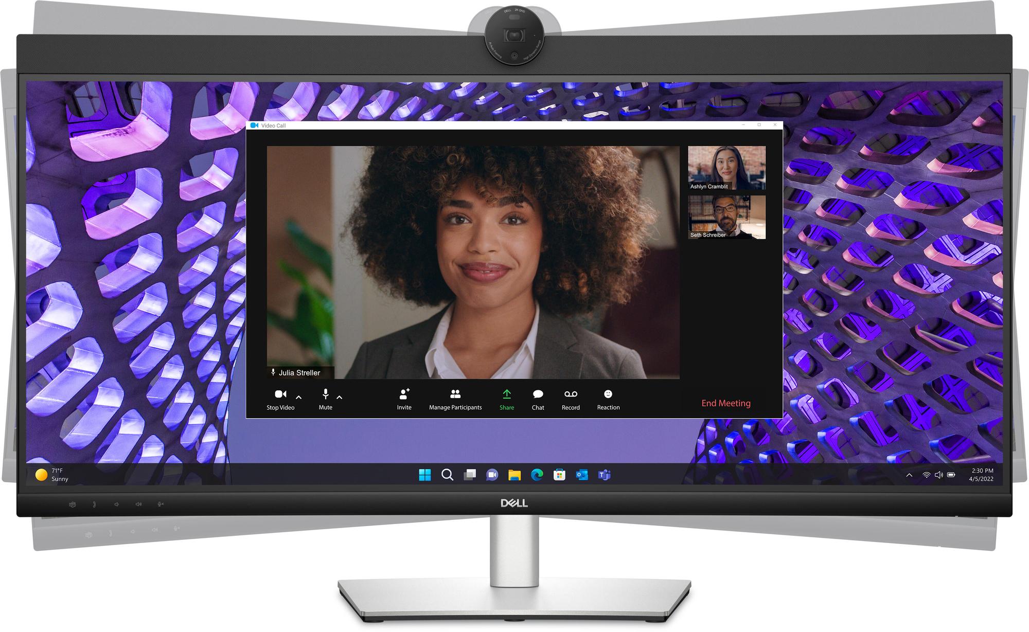 DELL Monitor P3424WEB / 210-BFOB Schwarz 86,7 cm (34.1")