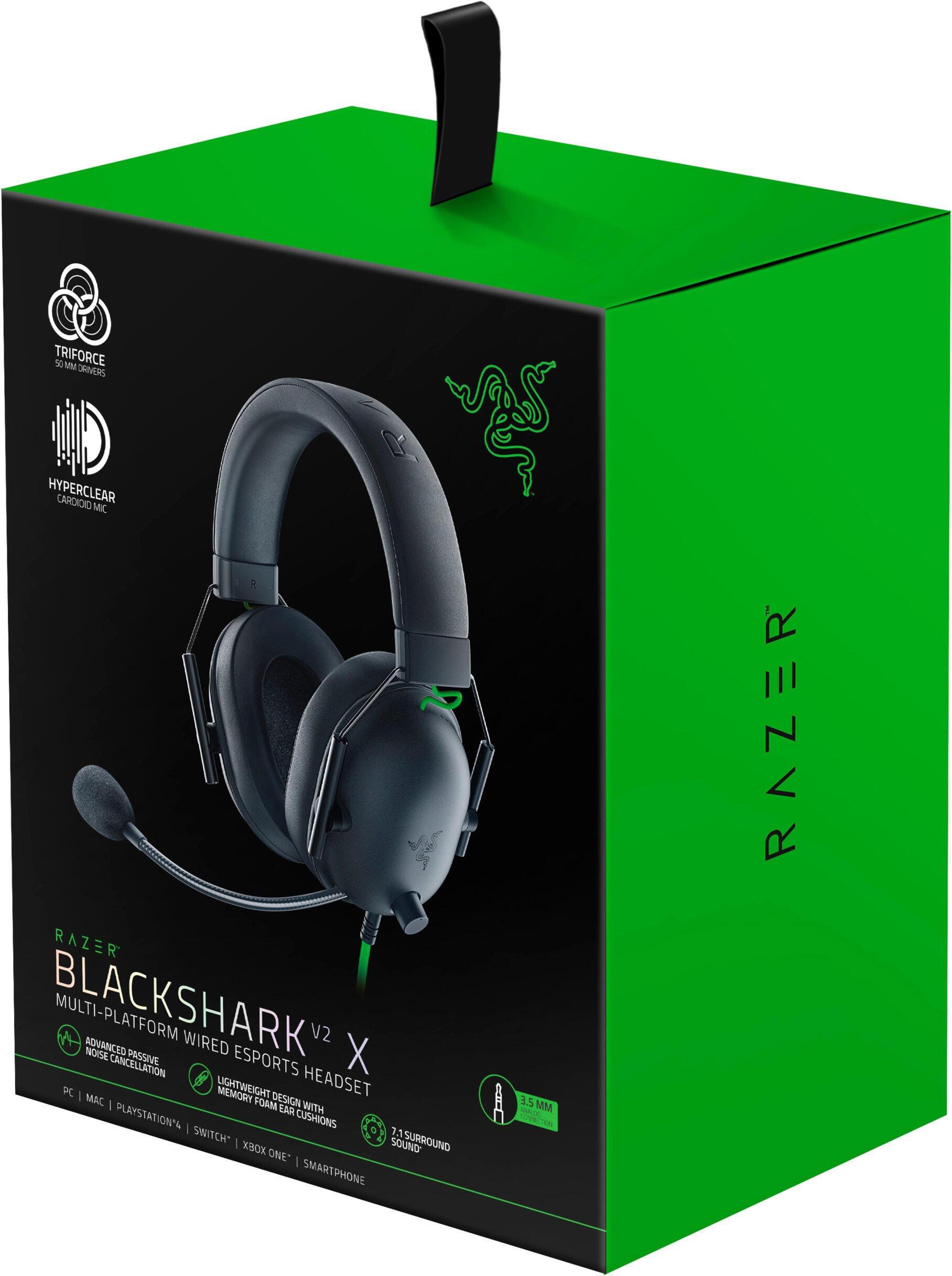 Razer Headset BlackShark V2 X / RZ04-03240100-R3M1 Schwarz, Grün
