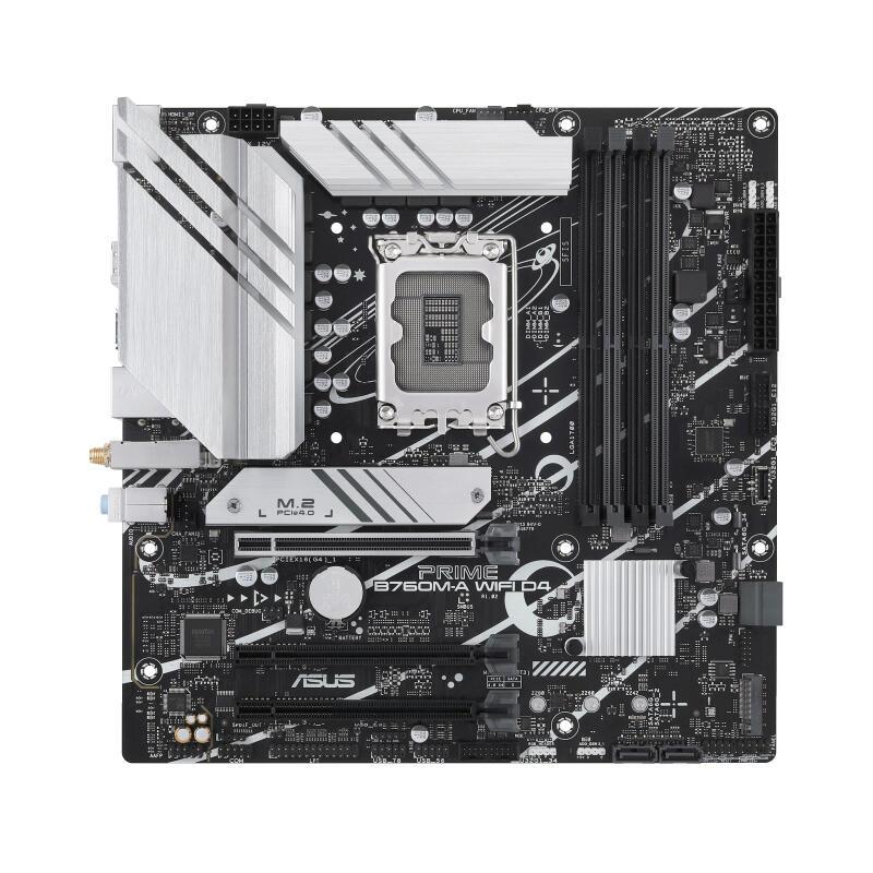 ASUS Carte mère PRIME B760M-A WIFI D4 / 90MB1CX0-M1EAY0 Noir