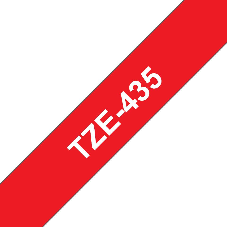 Brother Colour ribbon TZE-435 / TZE435 Red, white
