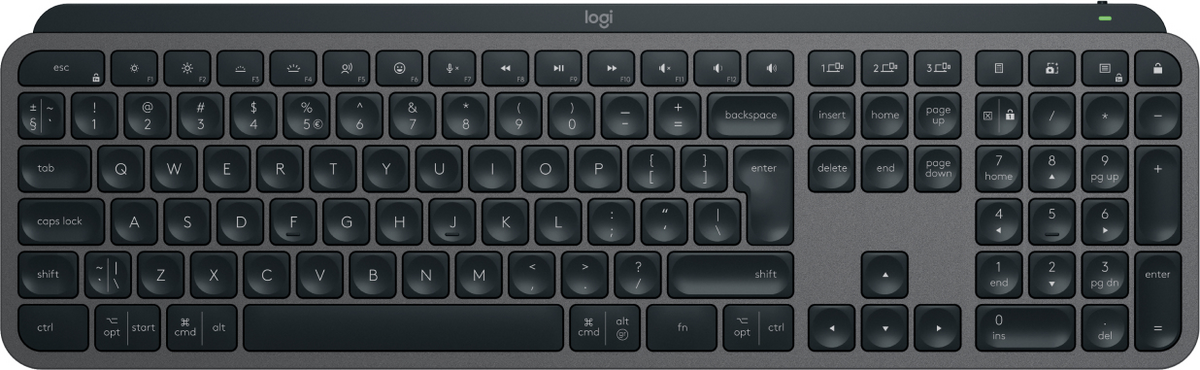 Logitech Tastatur MX Keys S / 920-011587 Schwarz