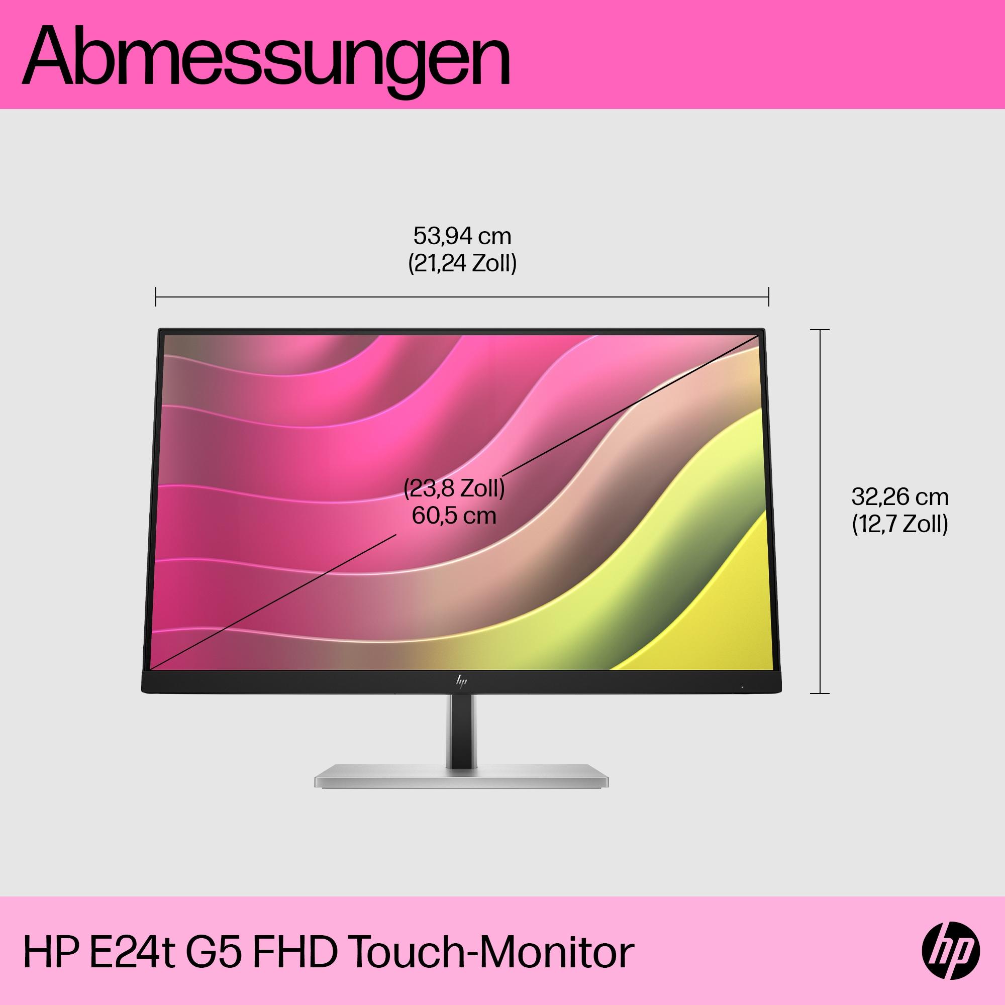 HP Monitor E24t G5 / 6N6E6AA#ABB Nero 60,5 cm (23,8")