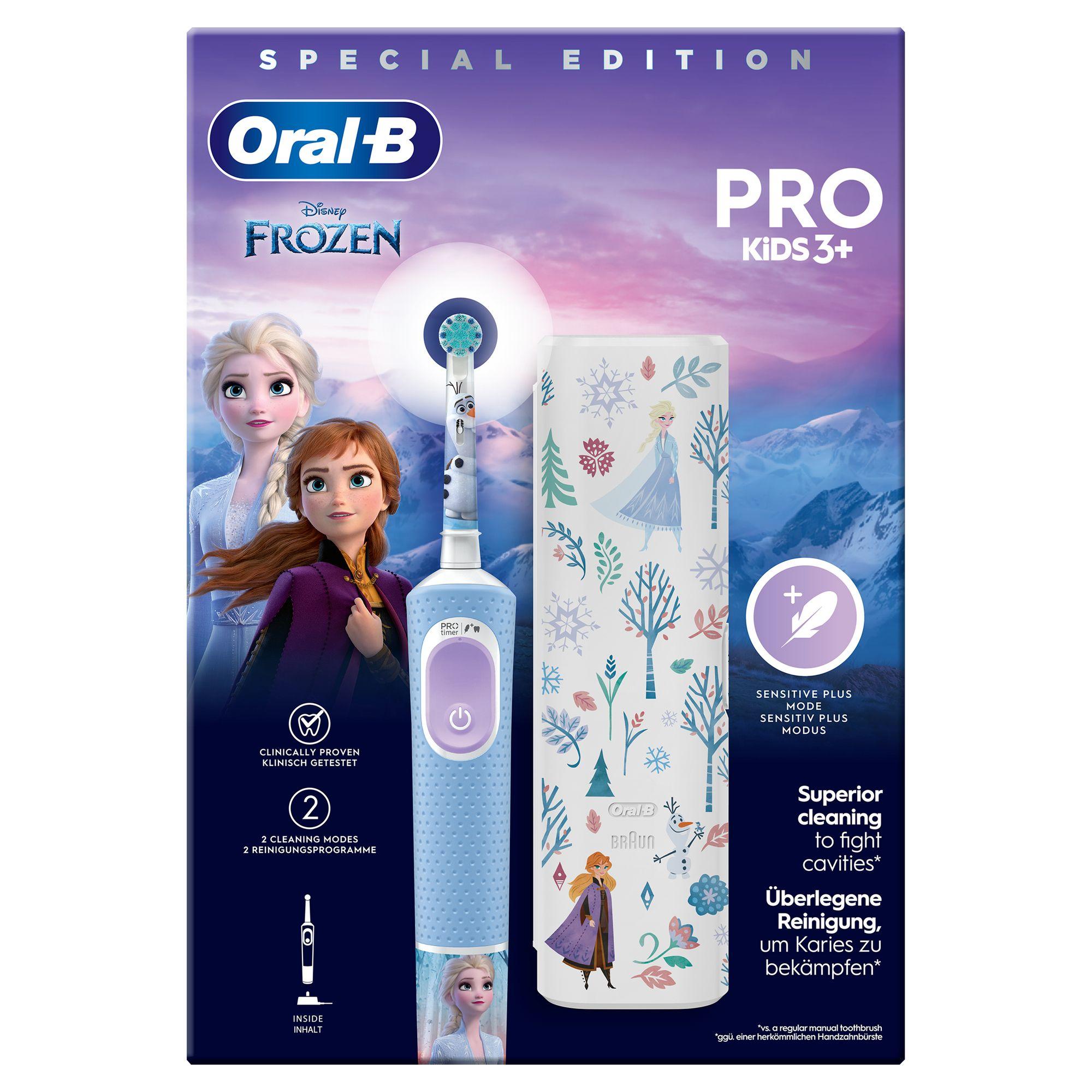 Oral-B Toothbrush Pro Kids Frozen mit Reiseetui / 773178 Black, grey Standard