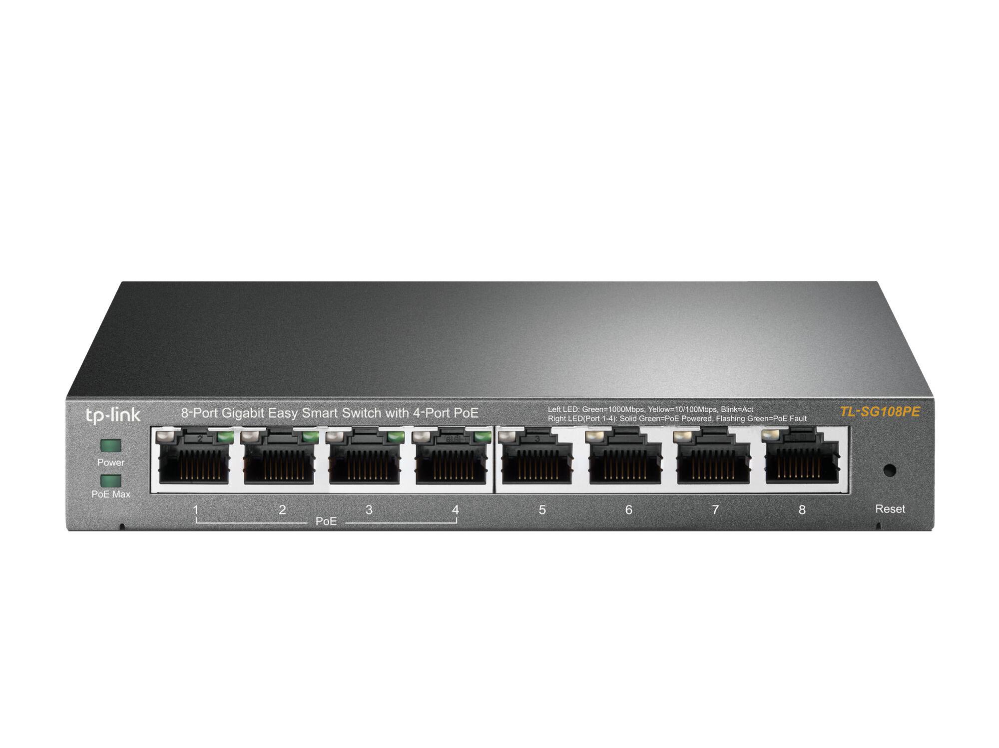 TP-Link Switch TL-SG108PE / TL-SG108PE Noir