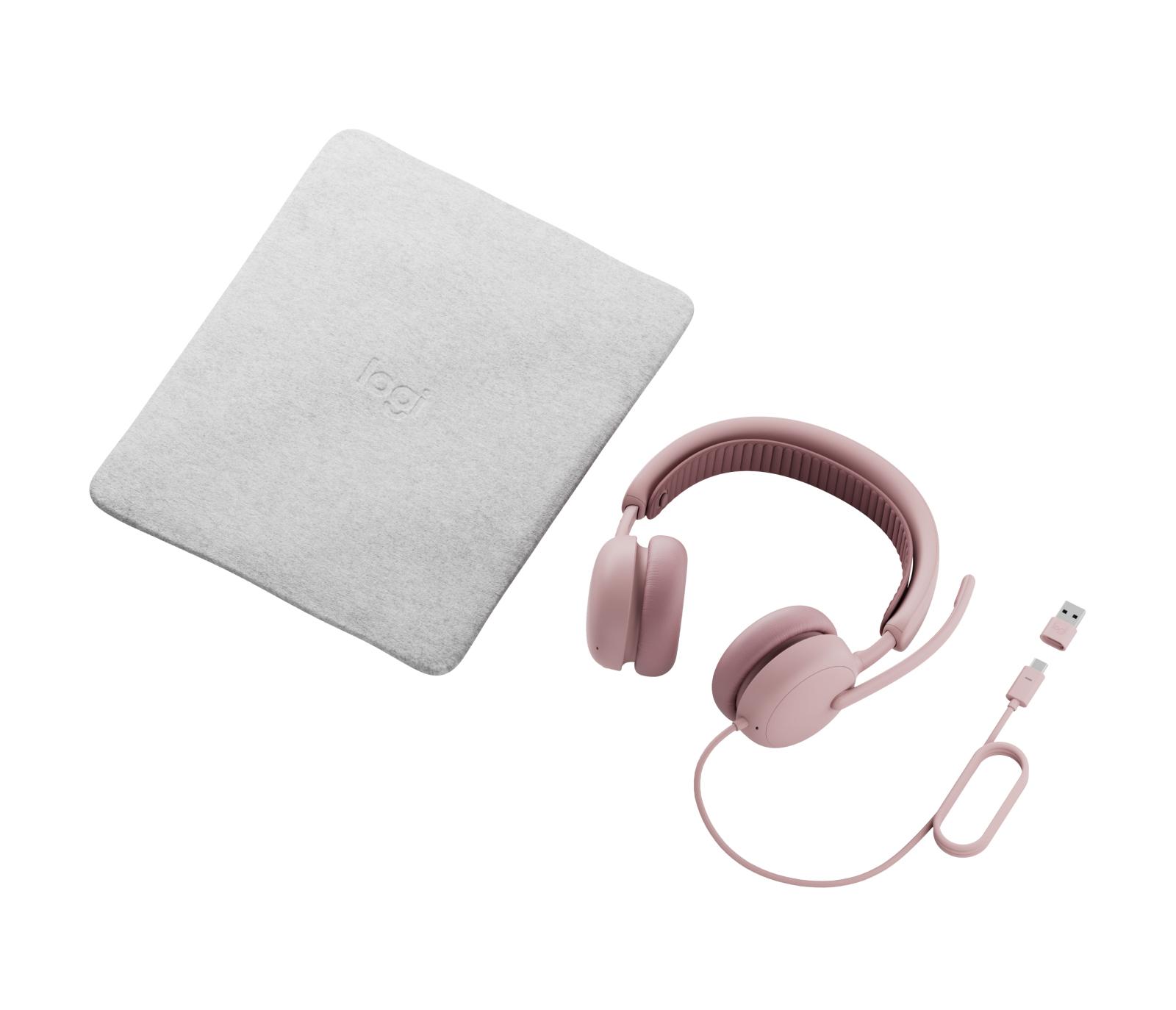 Logitech Cuffia Zone Wired 2 / 981-001616 Rosato
