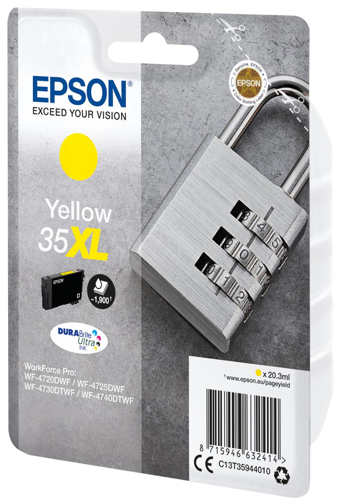 Epson Tinta 35XL / C13T35944010 Amarillo XL