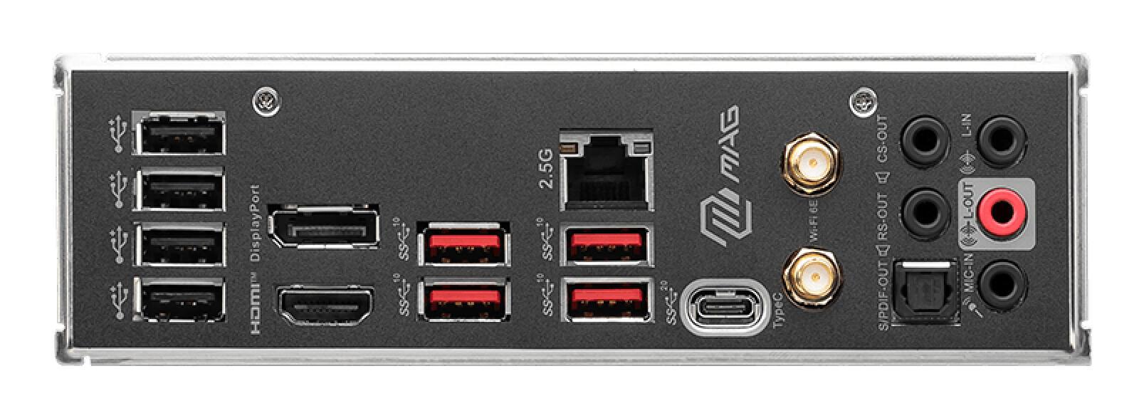 MSI Placa base MAG B760 TOMAHAWK WIFI / 7D96-003R Negro