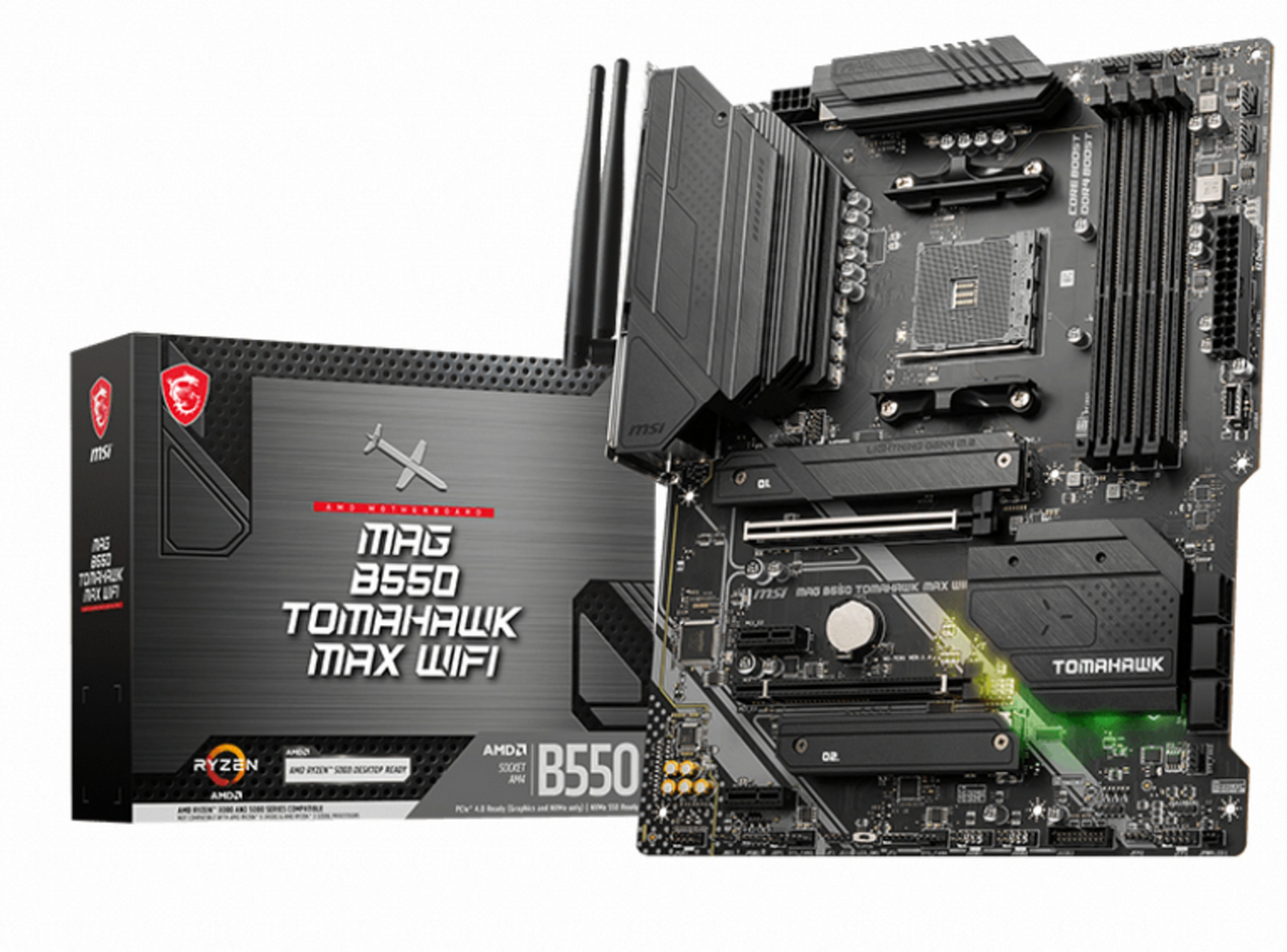 MSI Mainboard MAG B550 Tomahawk Max WiFi / 7C94-043R Schwarz