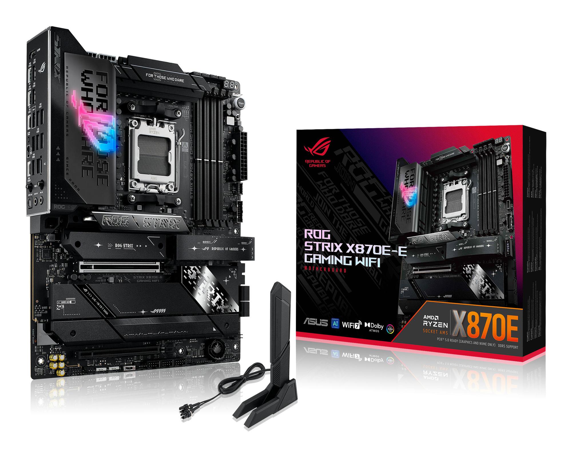 ASUS Mainboard ROG Strix X870E-E Gaming WiFi / 90MB1IB0-M0EAY0 Black