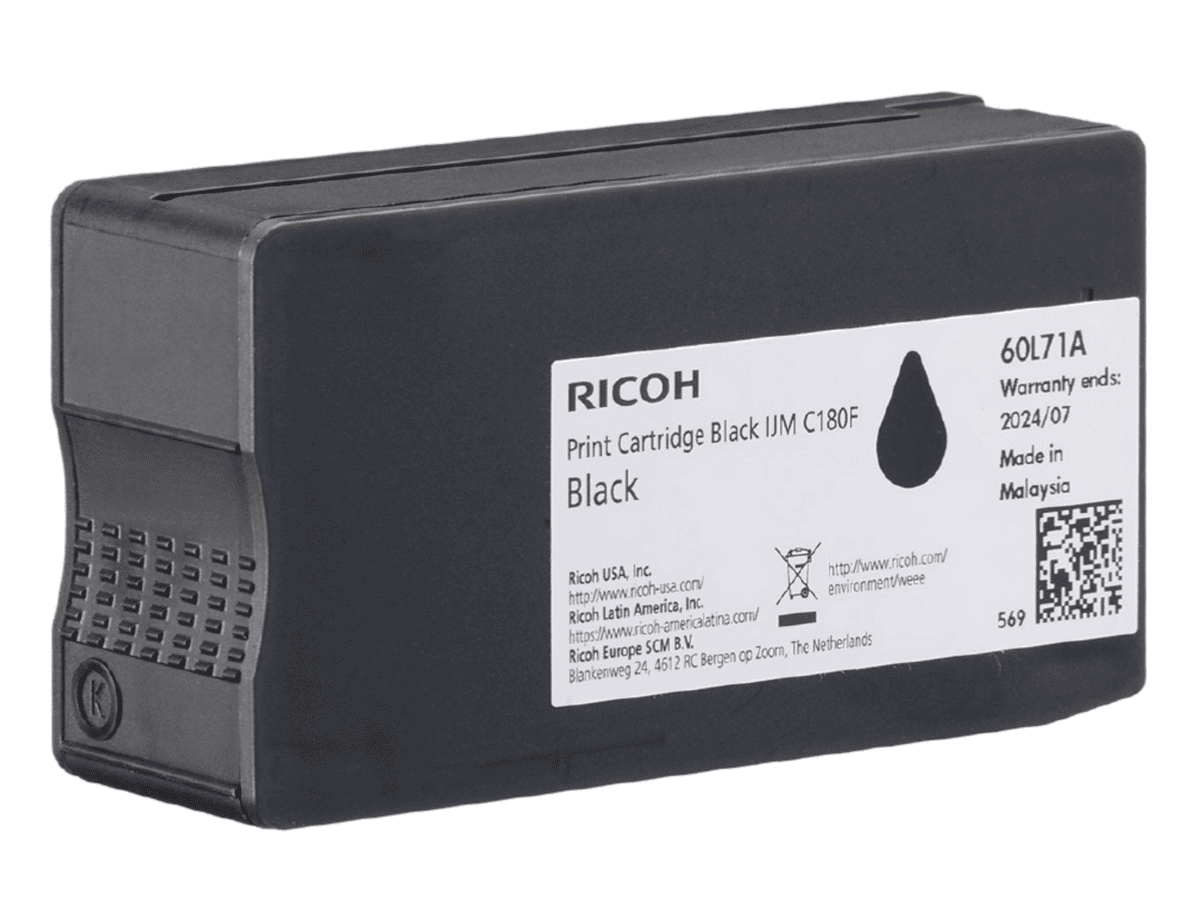 Ricoh Tinte C180BK / 408517 Schwarz