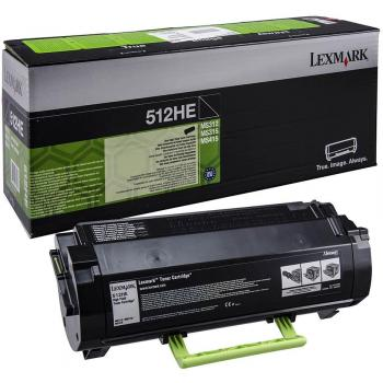 Lexmark Toner 512HE / 51F2H0E Schwarz