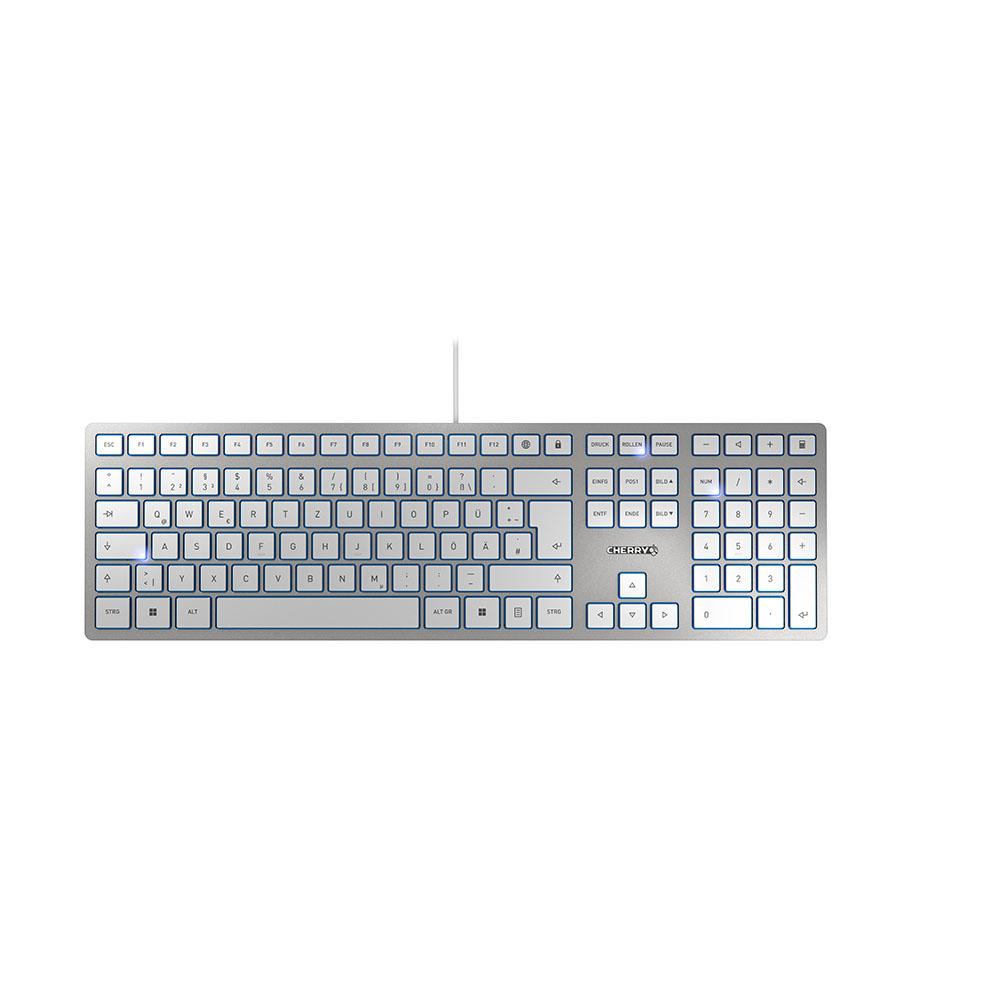 CHERRY Tastatur KC6000S / JK-1600DE-1 Silber