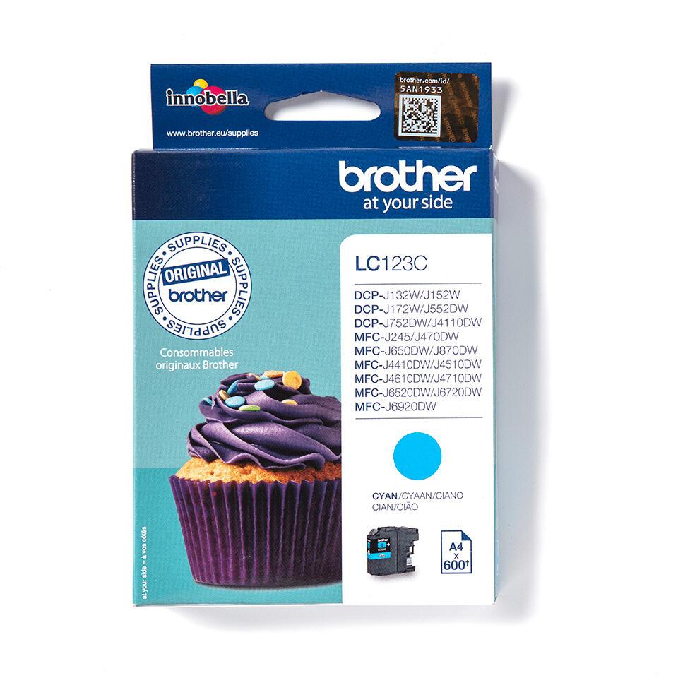 Brother Ink LC-123C / LC123C Cyan Standard