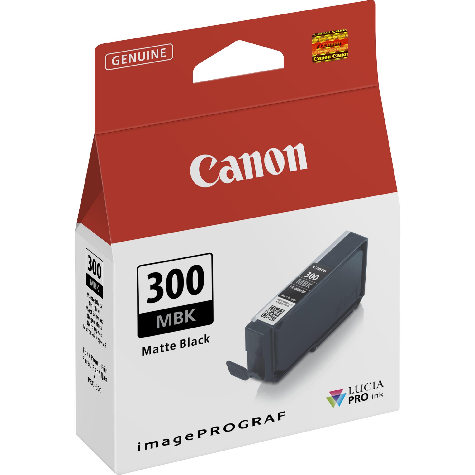 Canon Encre PFI-300 MBK / 4192C001 Noir mat Standard