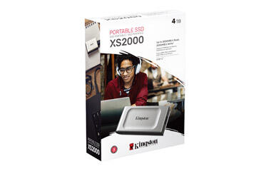 Kingston SSD esterno XS2000 4TB / SXS2000/4000G Nero, argento