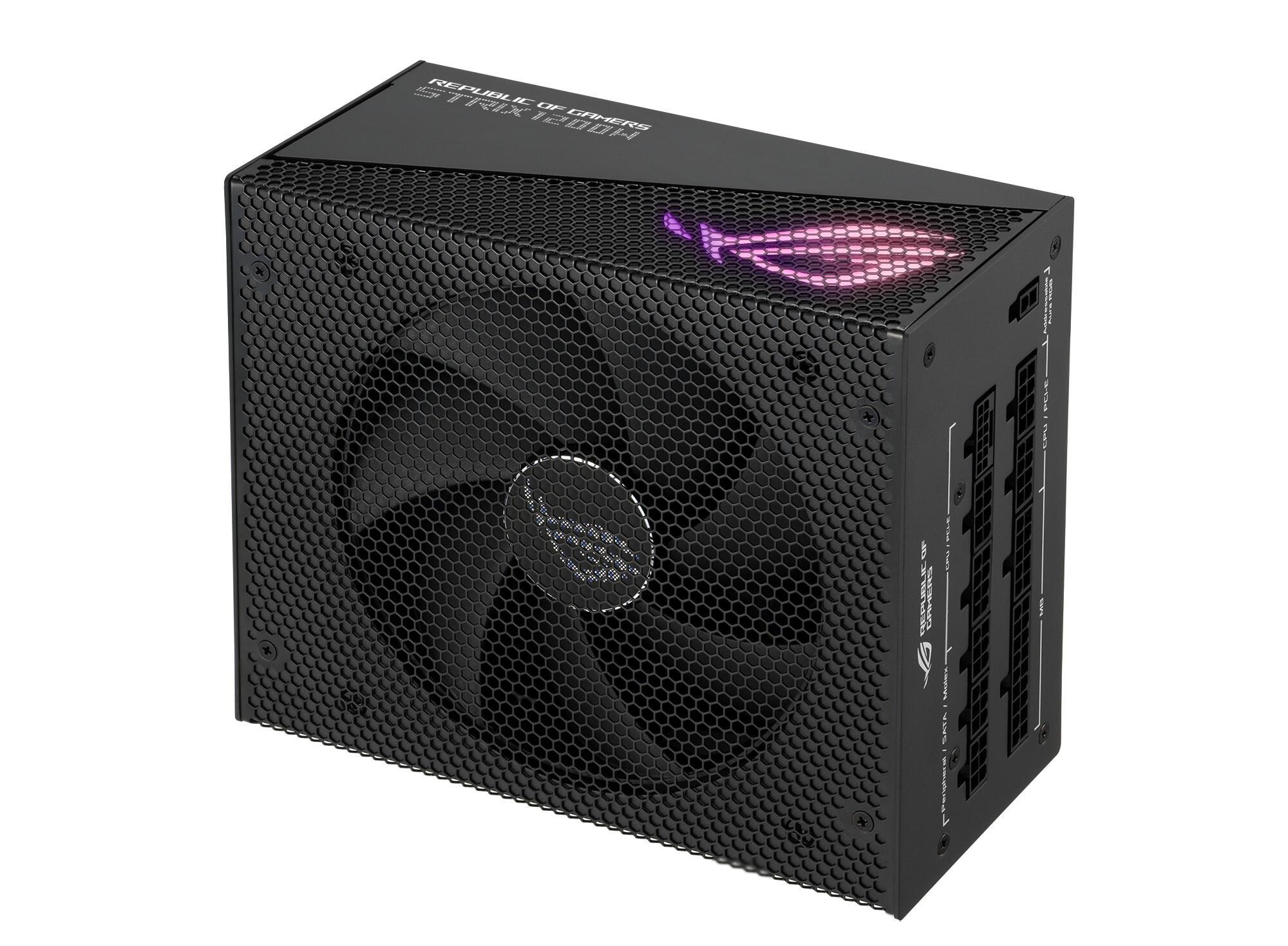 ASUS PC power supply unit ROG Strix 1200W Aura Ed. / 90YE00P0-B0NA00 Black