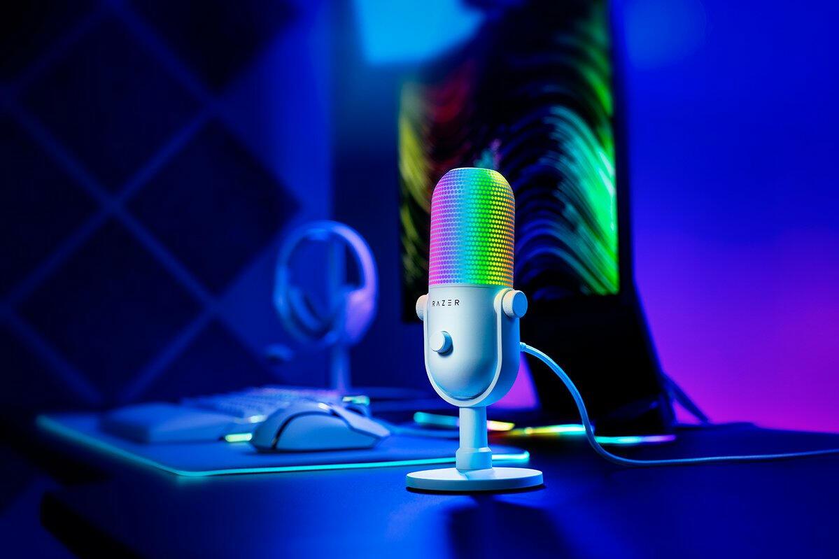 Razer Micro Seiren V3 Chroma / RZ19-05060200-R3M1 Blanc
