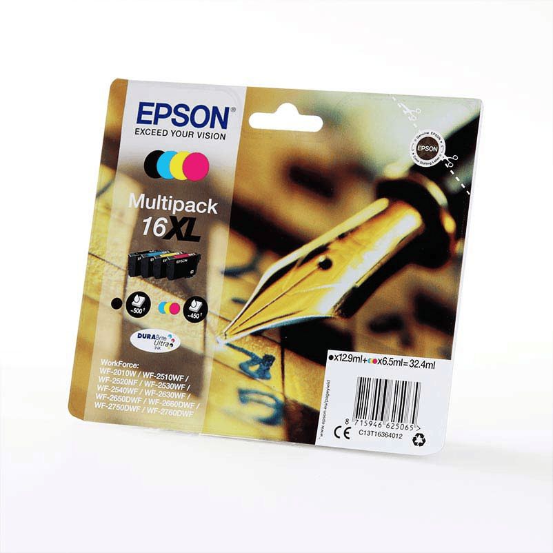 Epson Tinte 16XL / C13T16364012 BK,C,M,Y
