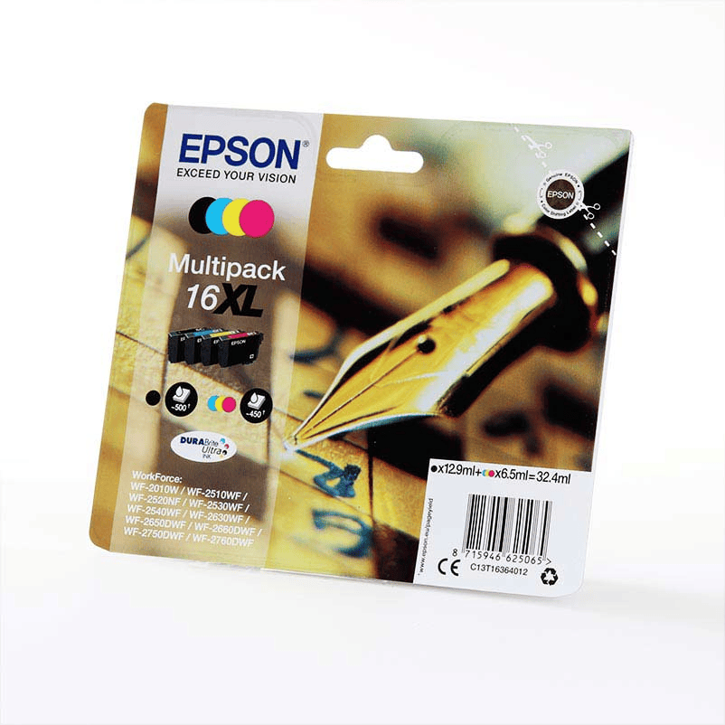 Epson Inchiostro 16XL / C13T16364012 BK,C,M,Y XL Multipack