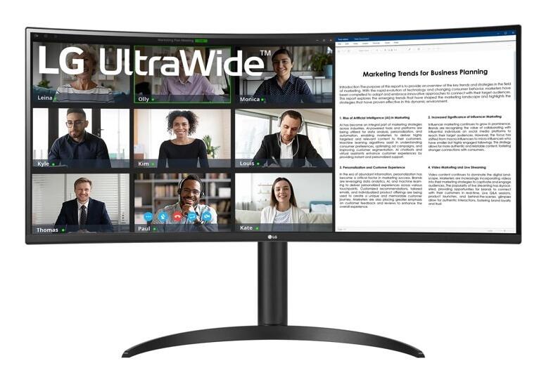 LG Monitor 34WR55QK-B / 34WR55QK-B Negro 86,4 cm (34")