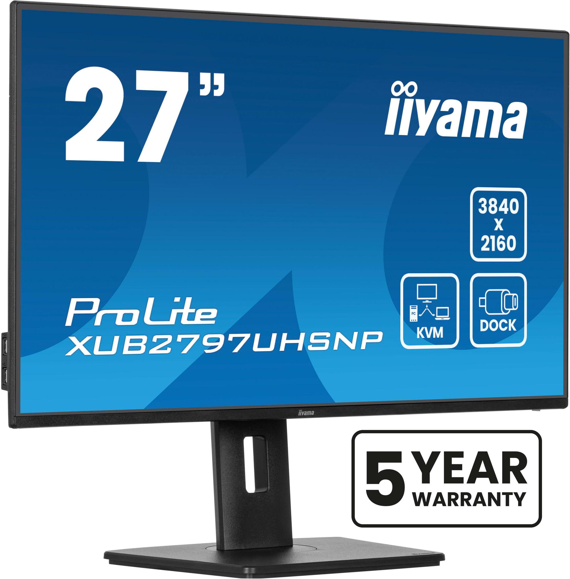 iiyama Monitor ProLite XUB2797UHSNP / XUB2797UHSNP-B1 Negro 68,6 cm (27")