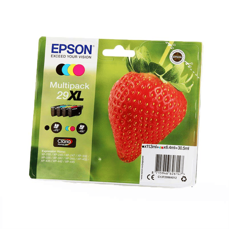 Epson Ink 29XL / C13T29964012 BK,C,M,Y XL Multipack