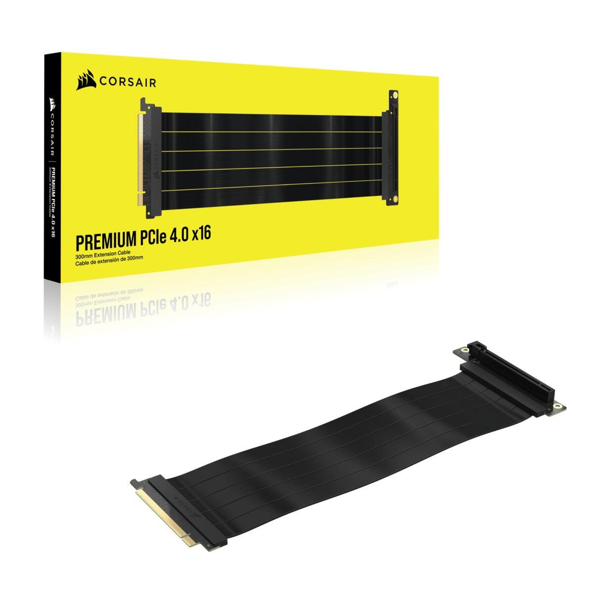 Corsair Cables PCIe 4.0 x16 300mm / CC-9310001-WW Negro