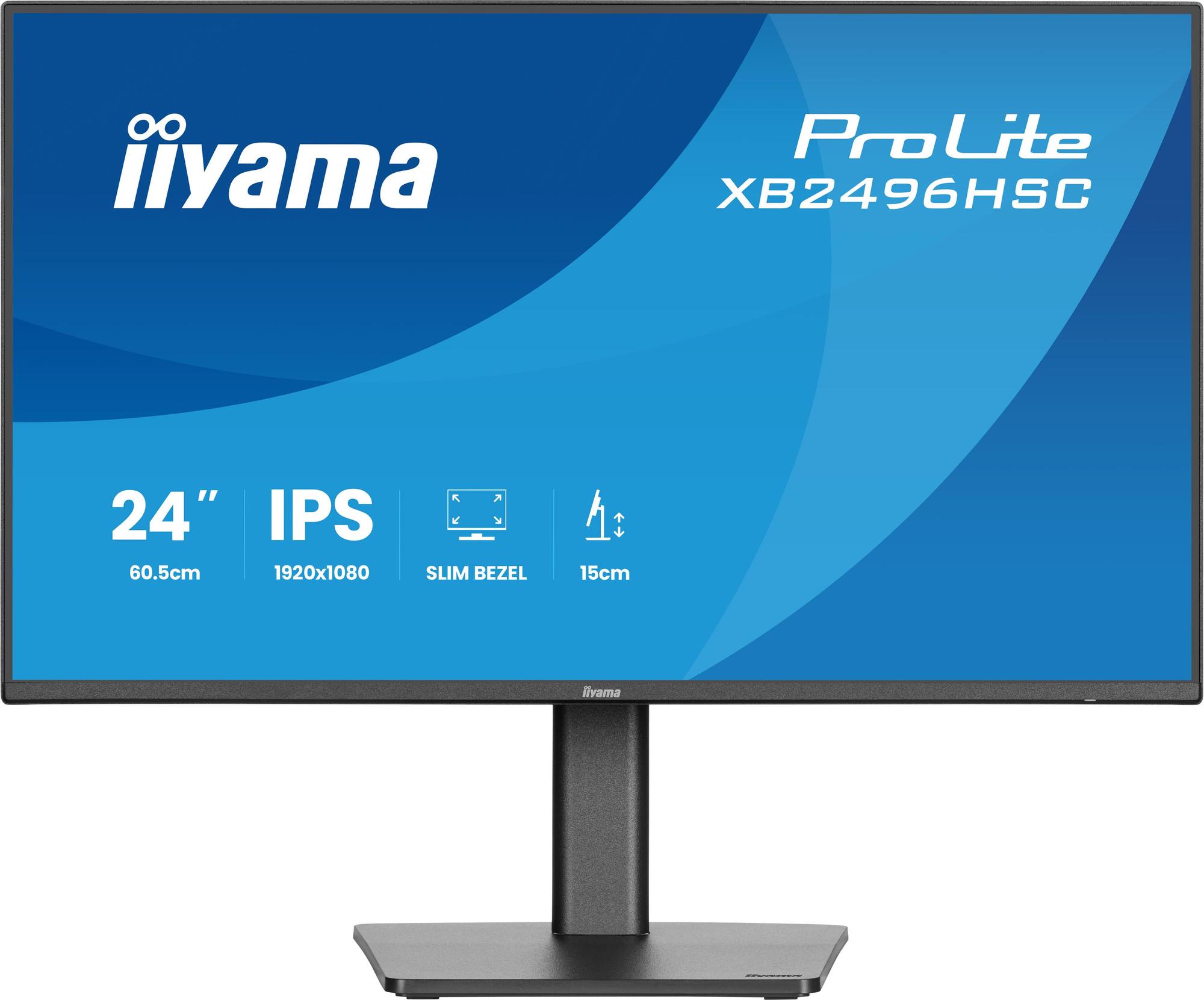 iiyama Monitor ProLite XB2496HSC / XB2496HSC-B1 Black 60.5 cm (23.8")