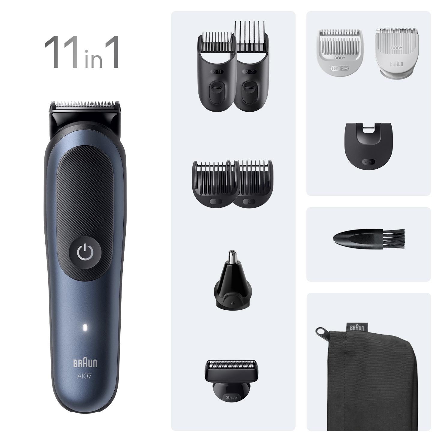 Braun Rasoir All-in-One Series 7 AIO7540 / 245036 Noir, bleu