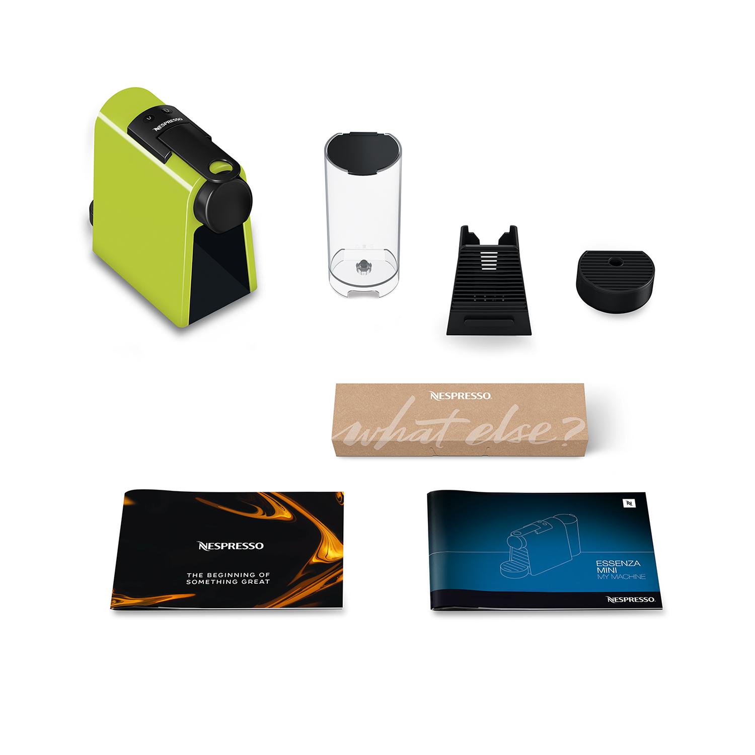 De'Longhi Kapselmaschine Essenza Mini / EN85.L Schwarz, Limette