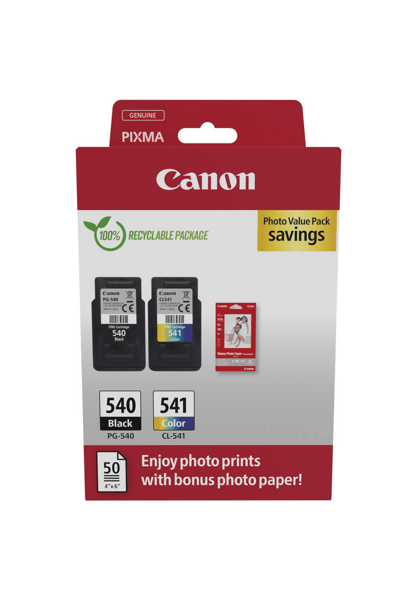 Canon Tinte PG-540/CL-541 / 5225B013 BK,C,M,Y