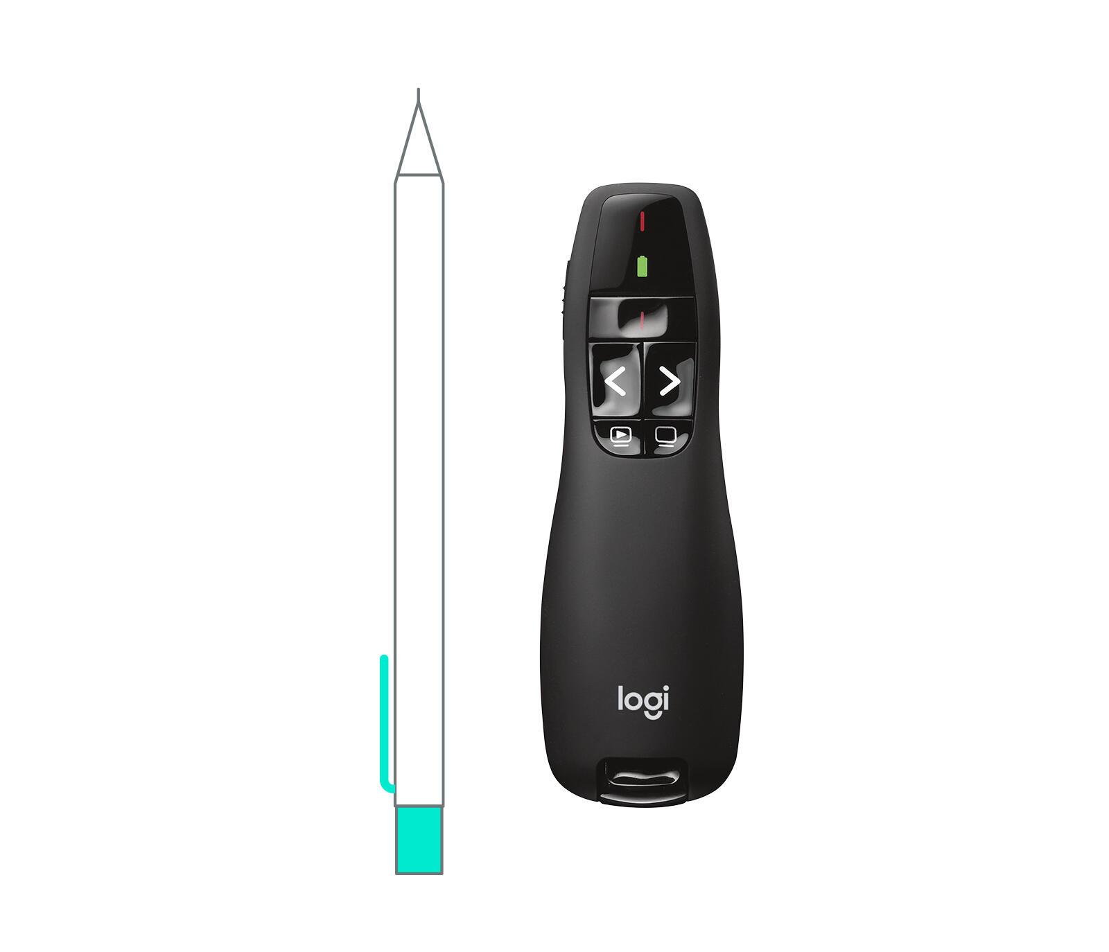 Logitech Presentador R400 / 910-001356 Negro