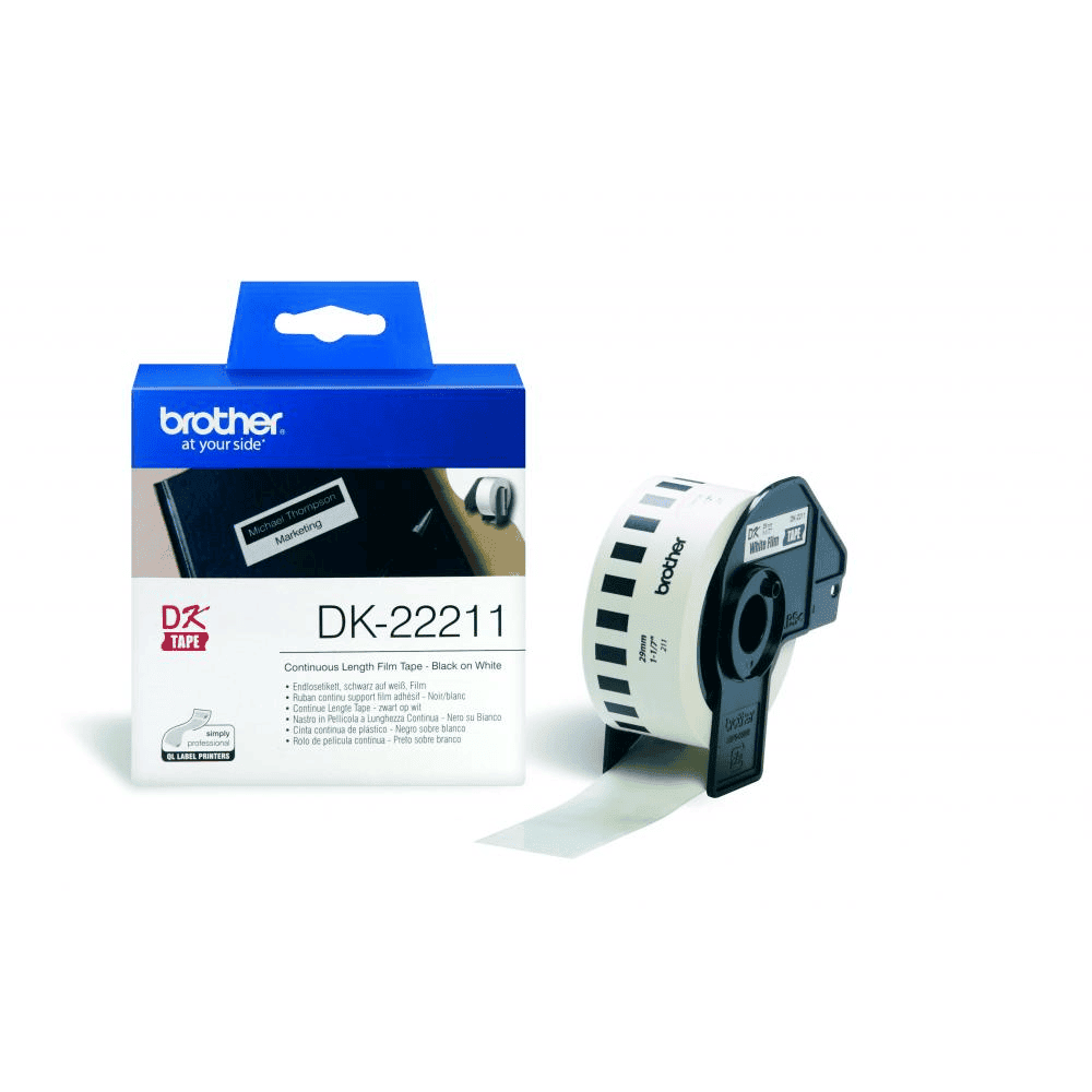Brother Etiqueta DK-22211 Blanco