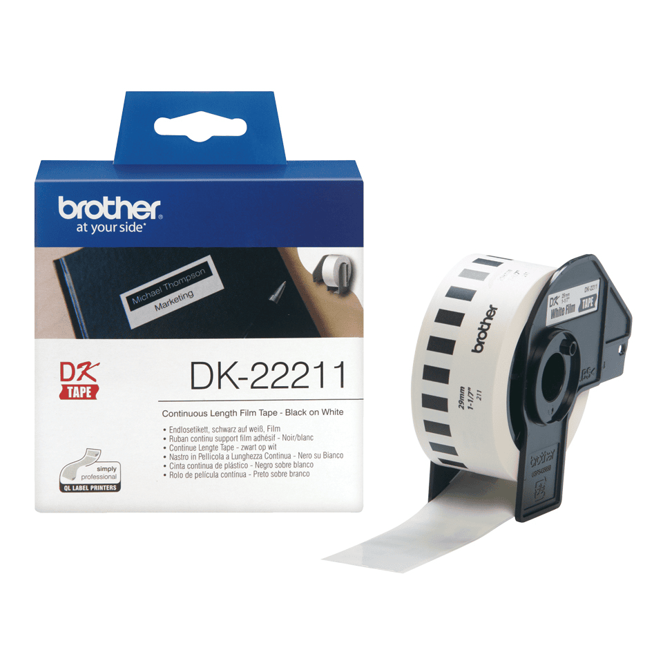Brother Etikett DK-22211 / DK22211 Weiß